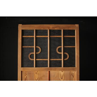 流水組子となしじガラスの雪隠戸　GD0077 