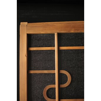 流水組子となしじガラスの雪隠戸　GD0077 