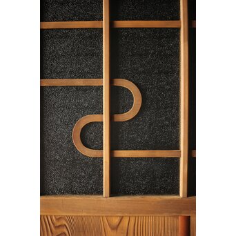 流水組子となしじガラスの雪隠戸　GD0077 