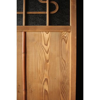 流水組子となしじガラスの雪隠戸　GD0077 