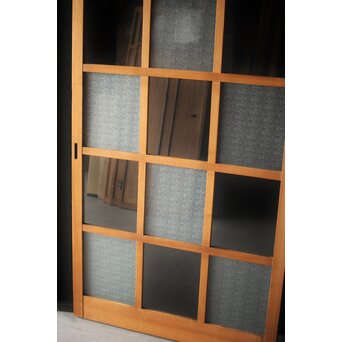 市松模様デザイン ガラス戸 4枚1組　GD0078Y 