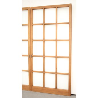 市松模様デザイン ガラス戸 4枚1組　GD0078Y 