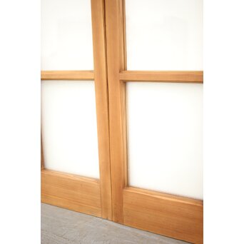 市松模様デザイン ガラス戸 4枚1組　GD0078Y 