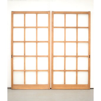 市松模様デザイン ガラス戸 4枚1組　GD0078Y 