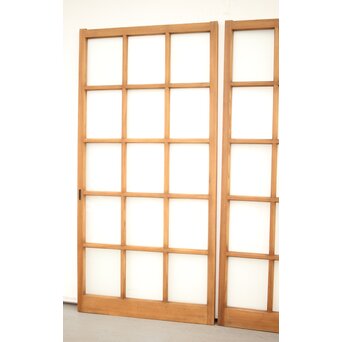 市松模様デザイン ガラス戸 4枚1組　GD0078Y 