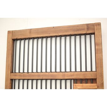 鉄格子 ガラス入蔵戸　W044YD 