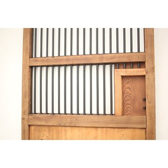 鉄格子 ガラス入蔵戸　W044YD 