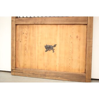 鉄格子 ガラス入蔵戸　W044YD 