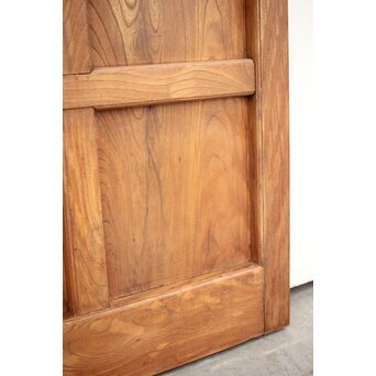 巾着金具の総欅格子蔵戸　W045Y 