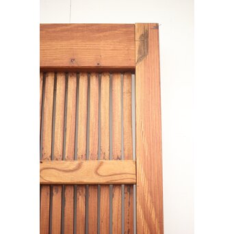 巾着金具の総欅格子蔵戸　W045Y 