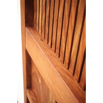 巾着金具の総欅格子蔵戸　W045Y 