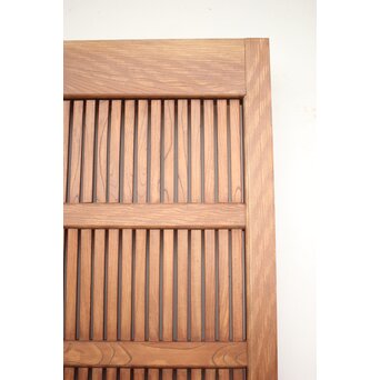巾着金具の総欅格子蔵戸　W045Y 