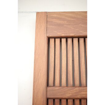 巾着金具の総欅格子蔵戸　W045Y 