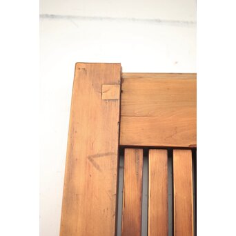 巾着金具の朱格子蔵戸　W046Y 