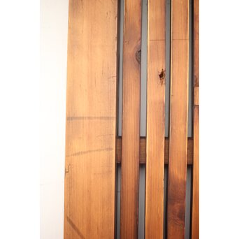 巾着金具の朱格子蔵戸　W046Y 