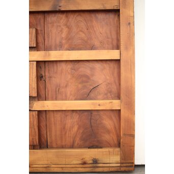 巾着金具の朱格子蔵戸　W046Y 