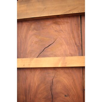 巾着金具の朱格子蔵戸　W046Y 