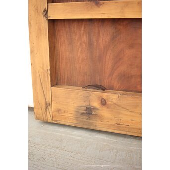 巾着金具の朱格子蔵戸　W046Y 