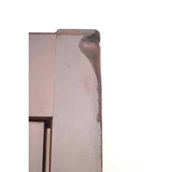 巾着金具の朱格子蔵戸　W046Y 