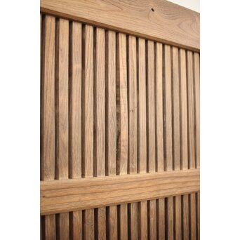 栗の格子蔵戸　W047YD 