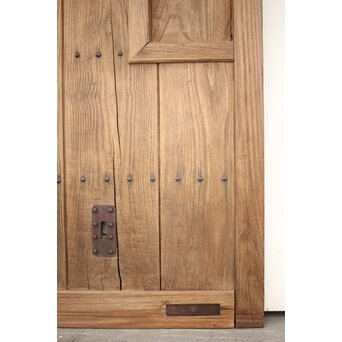 栗の格子蔵戸　W047YD 