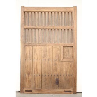 栗の格子蔵戸　W047YD