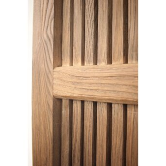 栗の格子蔵戸　W047YD 