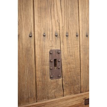 栗の格子蔵戸　W047YD 