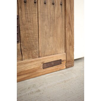 栗の格子蔵戸　W047YD 