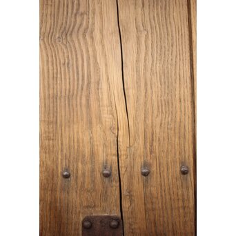 栗の格子蔵戸　W047YD 