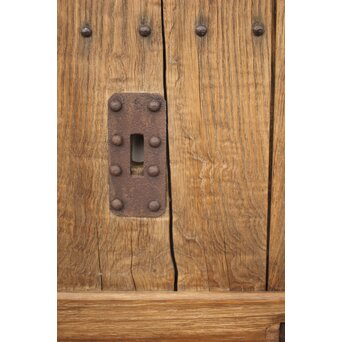 栗の格子蔵戸　W047YD 