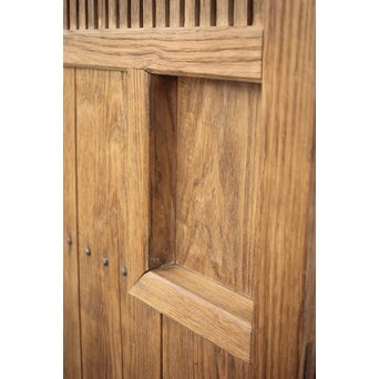 栗の格子蔵戸　W047YD 