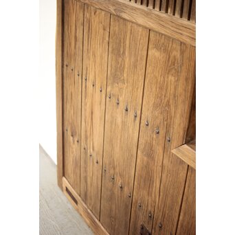 栗の格子蔵戸　W047YD 