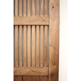 栗の格子蔵戸　W047YD 