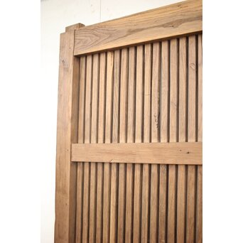 栗の格子蔵戸　W047YD 