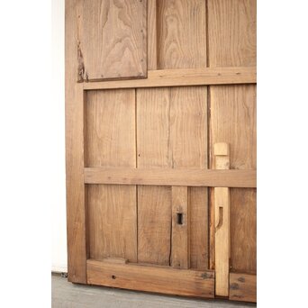 栗の格子蔵戸　W047YD 