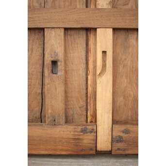 栗の格子蔵戸　W047YD 