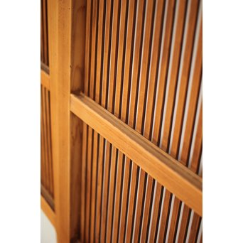 腰板欅 白木格子戸 4枚1組　L1054Y 