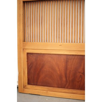 腰板欅 白木格子戸 4枚1組　L1054Y 