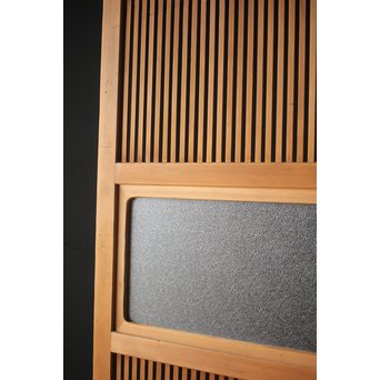 腰板欅 白木格子戸 4枚1組　L1054Y 