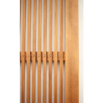 腰板欅 白木格子戸 4枚1組　L1054Y 