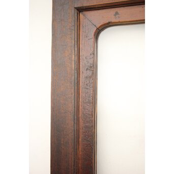 釘無 障子枠付 欅腰板の格子戸　L1055 