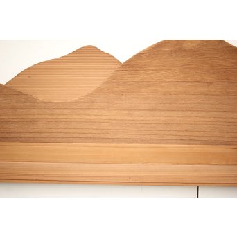 遠山 切り出し木彫欄間 4枚1組　R0135Y 