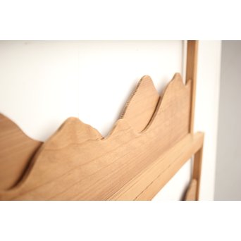 遠山 切り出し木彫欄間 4枚1組　R0135Y 