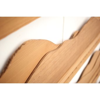 遠山 切り出し木彫欄間 4枚1組　R0135Y 