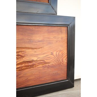 自然木/虫食手 欄間 2枚1組　R0136YD 