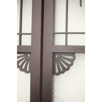 プレスガラス 中型ガラス建具 2枚1組　GD0079 