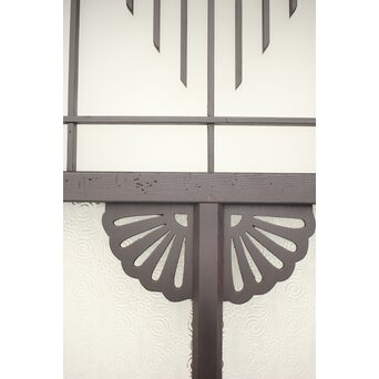 プレスガラス 中型ガラス建具 2枚1組　GD0079 