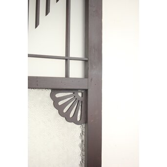 プレスガラス 中型ガラス建具 2枚1組　GD0079 