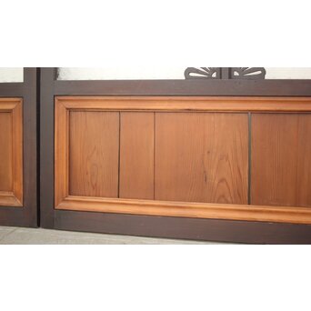 プレスガラス 中型ガラス建具 2枚1組　GD0079 